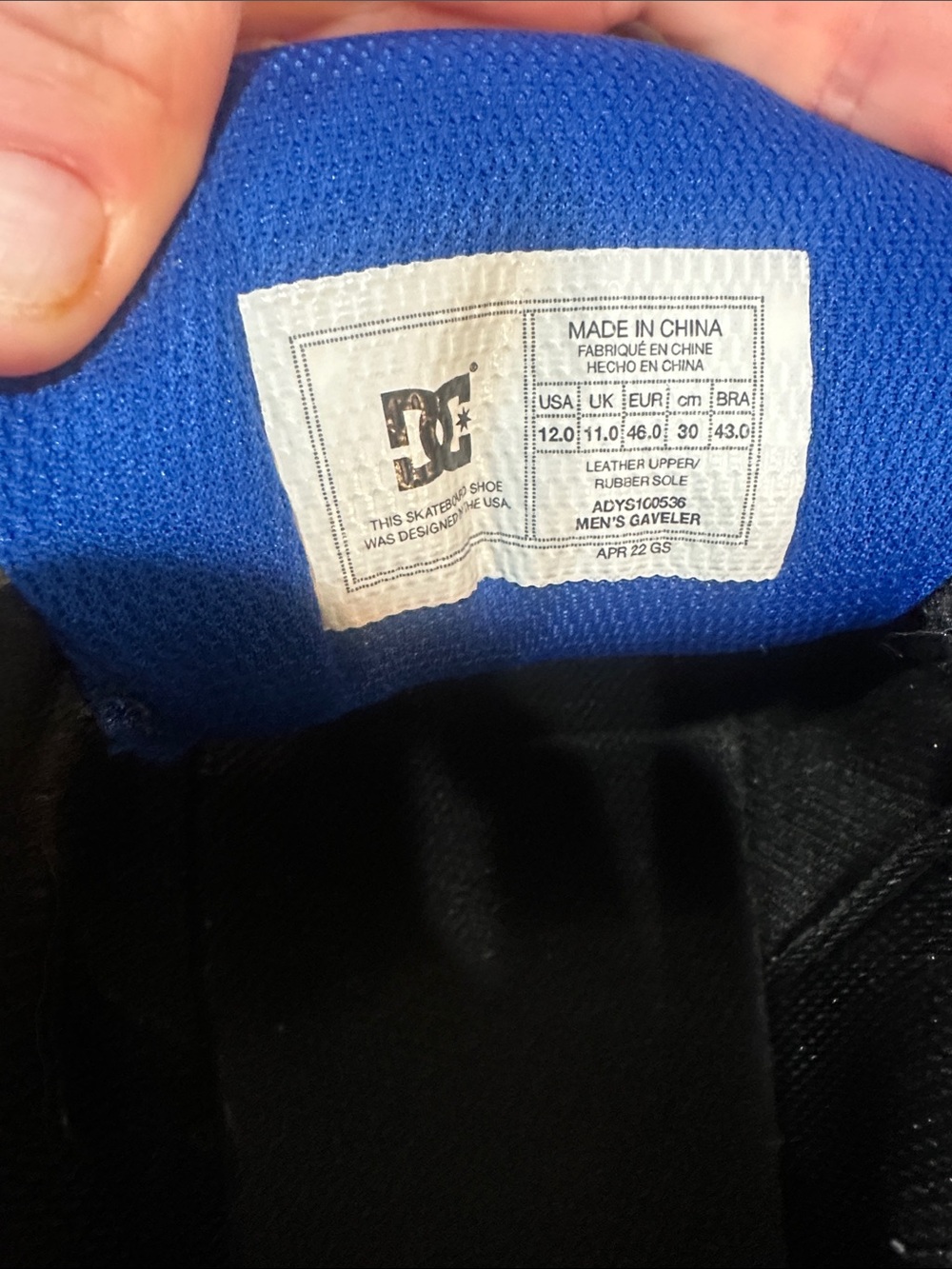 DC Court Graffik Sneakers - Black - Picture 3 of 3